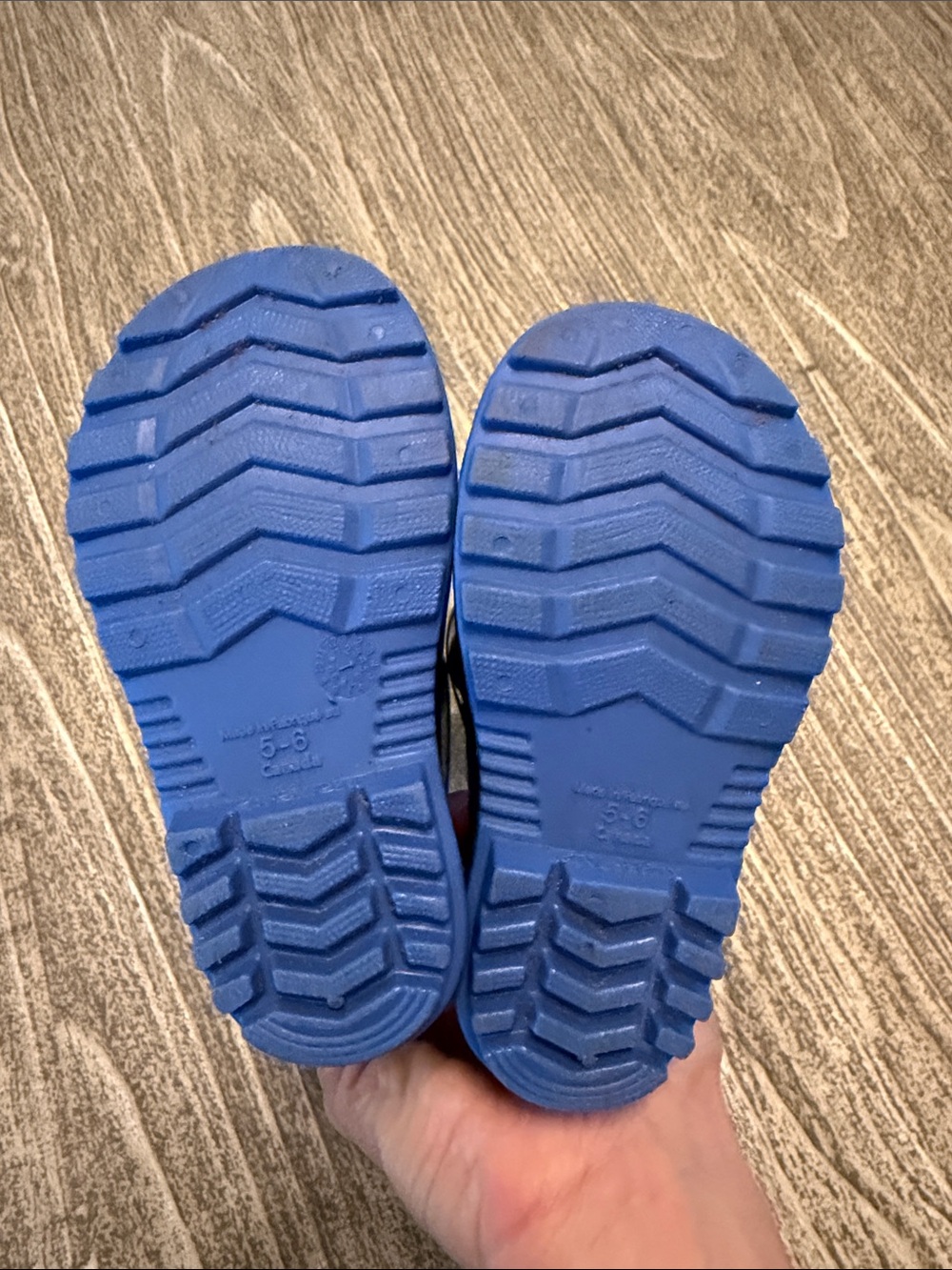 Navy Baby Toddler Galoshes Rain Boots - Picture 3 of 4